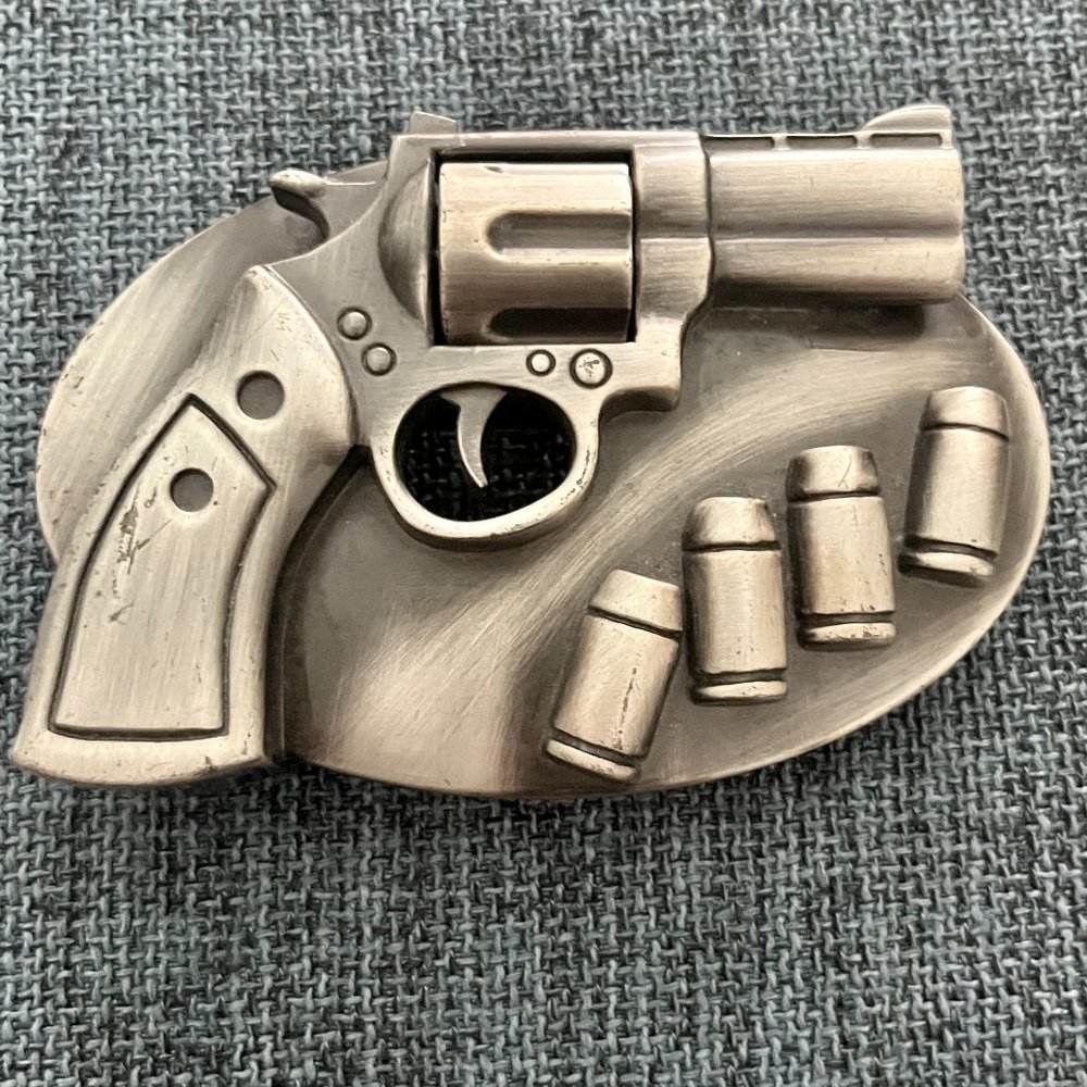 Revolver Gun Belt Buckle